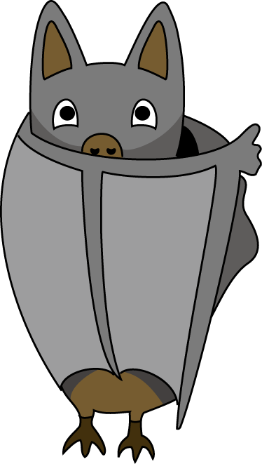 No03コウモリイラスト