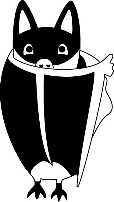 No03コウモリイラスト