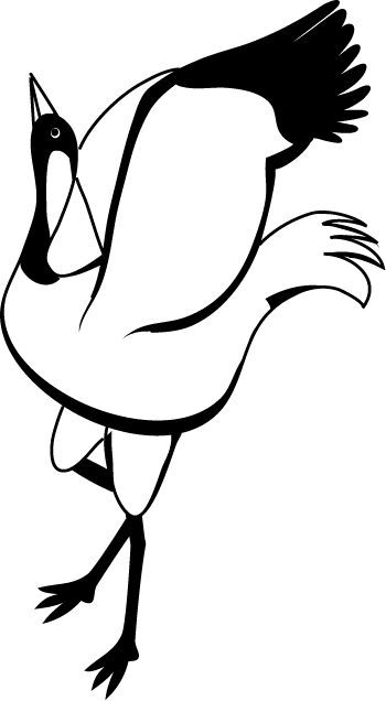 No17ツルイラスト