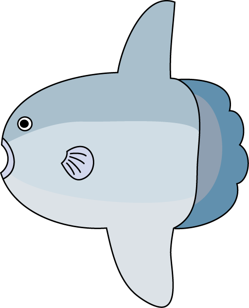 No01マンボウイラスト