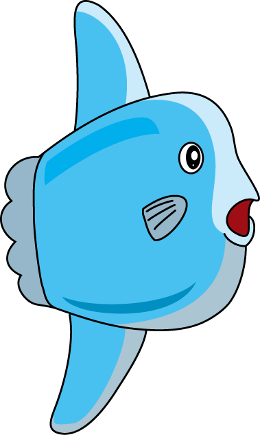 No03マンボウイラスト