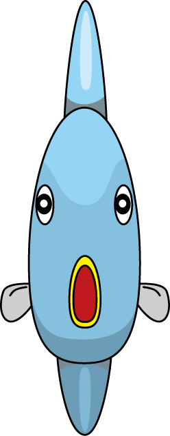 No04マンボウイラスト