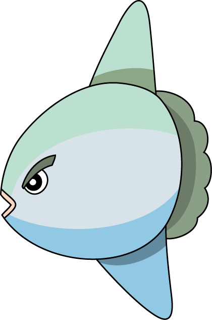 No05マンボウイラスト