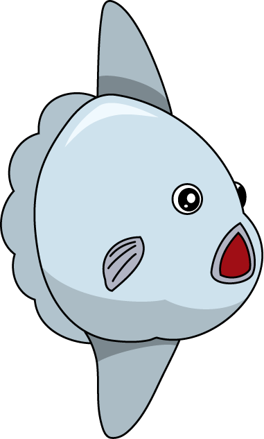 No07マンボウイラスト