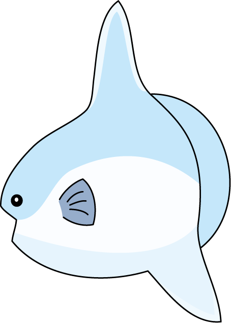 No08マンボウイラスト