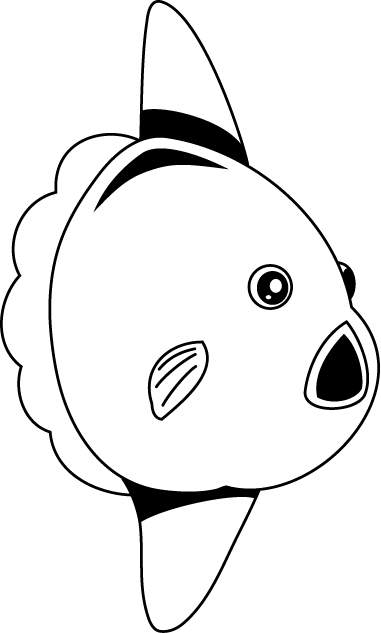 No07マンボウイラスト