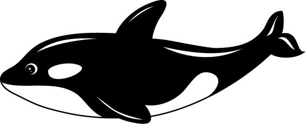 No01シャチイラスト