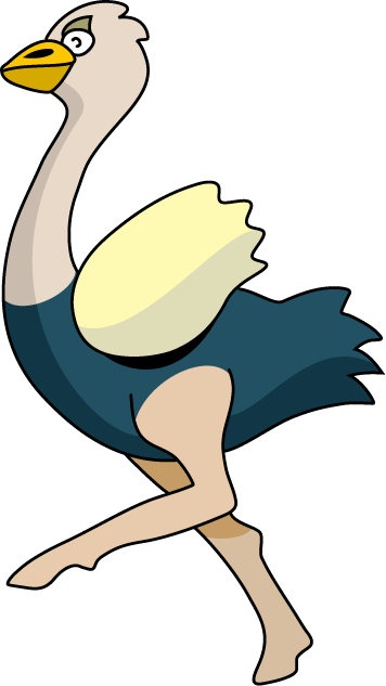 No01ダチョウイラスト