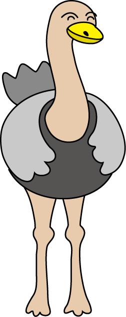 No07ダチョウイラスト
