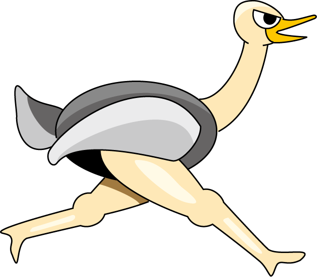 No08ダチョウイラスト