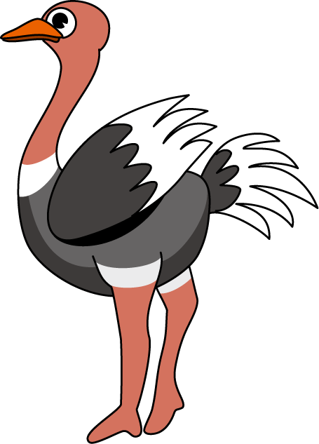 No10ダチョウイラスト