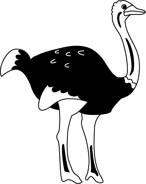 No06ダチョウイラスト