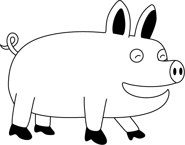 No01ブタイラスト