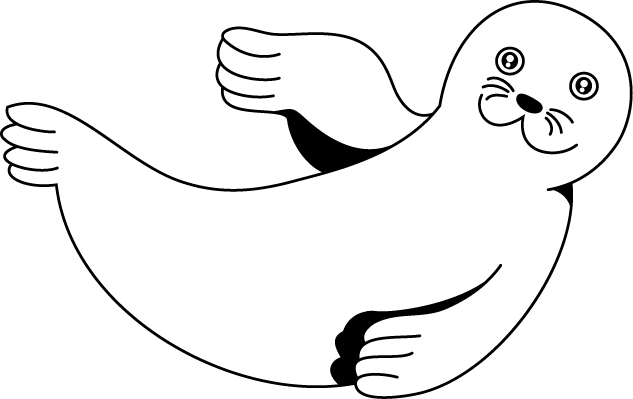 No07アザラシイラスト