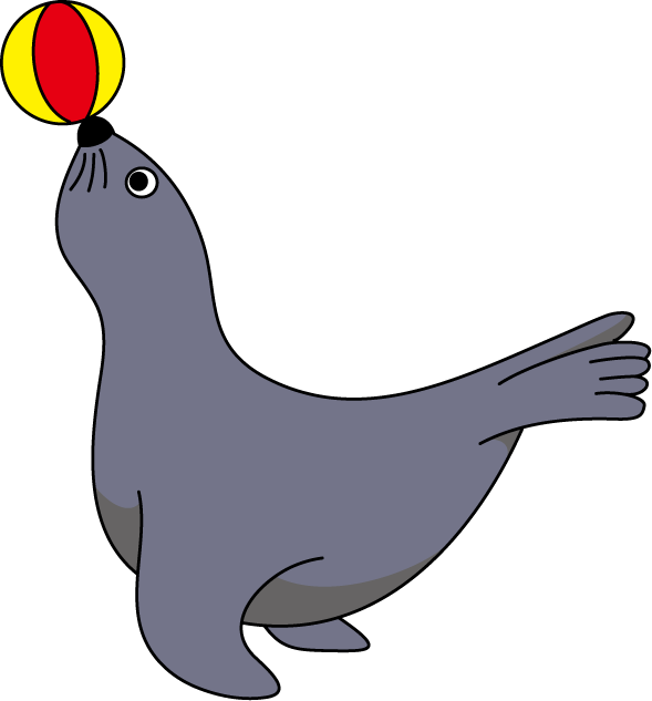 No03アシカイラスト