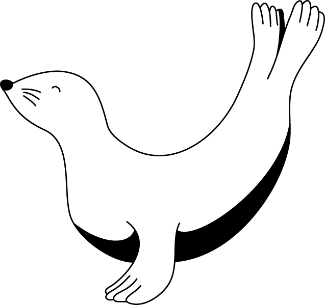 No09アシカイラスト