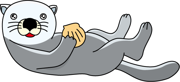 No01ラッコイラスト