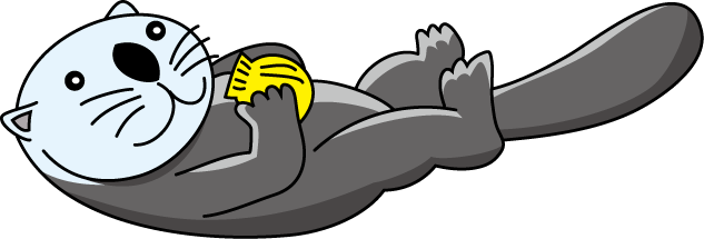 No02ラッコイラスト