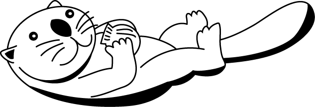 No02ラッコイラスト