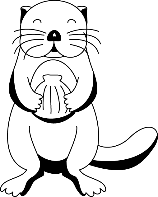 No06ラッコイラスト