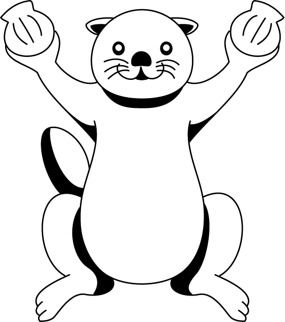 No07ラッコイラスト