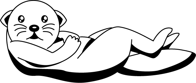 No09ラッコイラスト