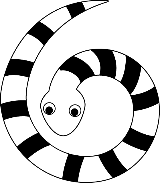 No08ヘビイラスト