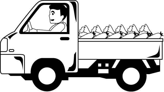 軽トラック-07イラスト