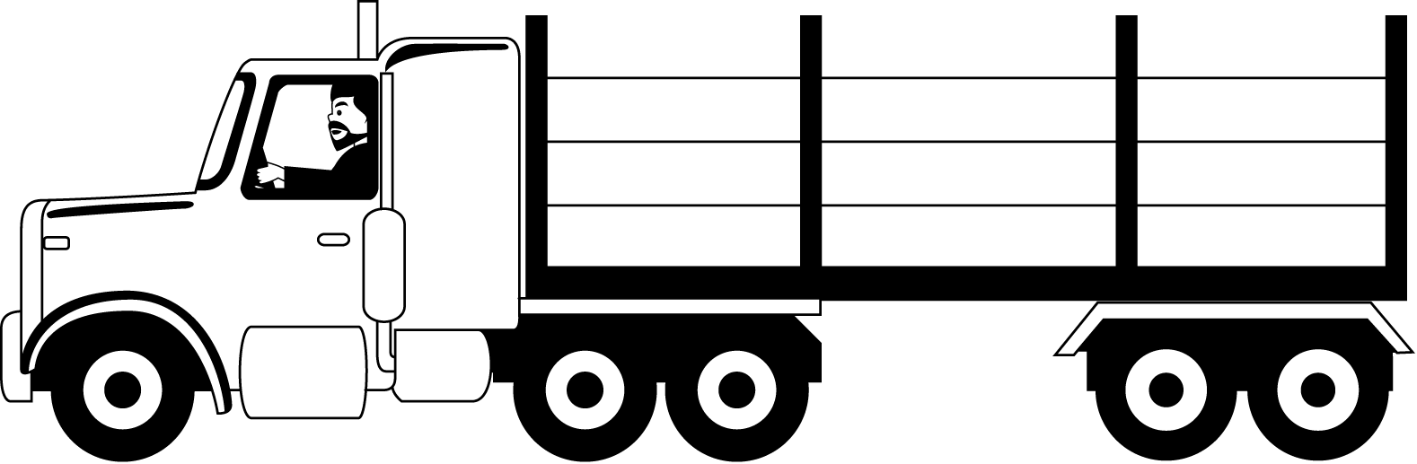 トレーラー-24イラスト