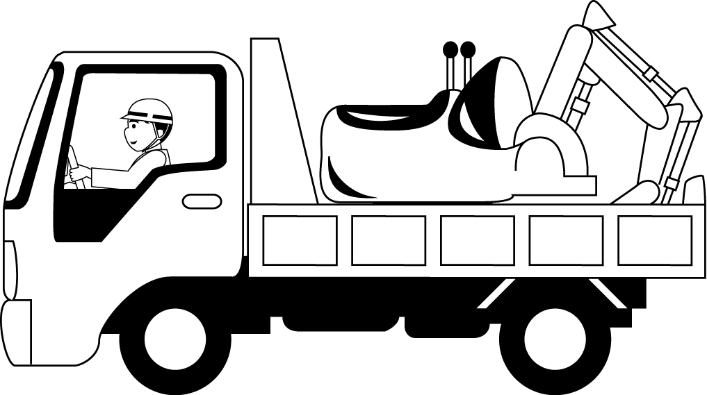 トラック-16イラスト