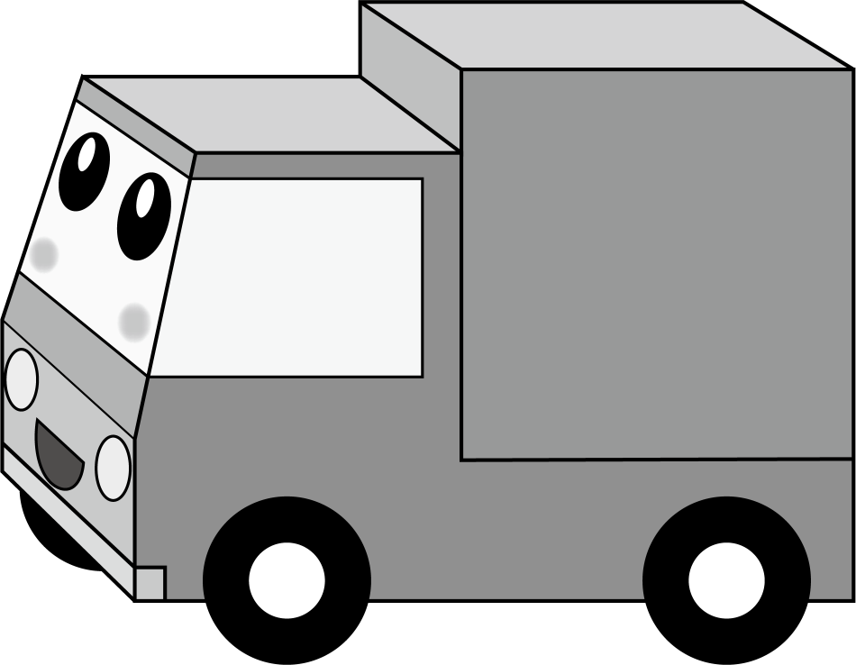 クルマNo20軽トラックイラスト