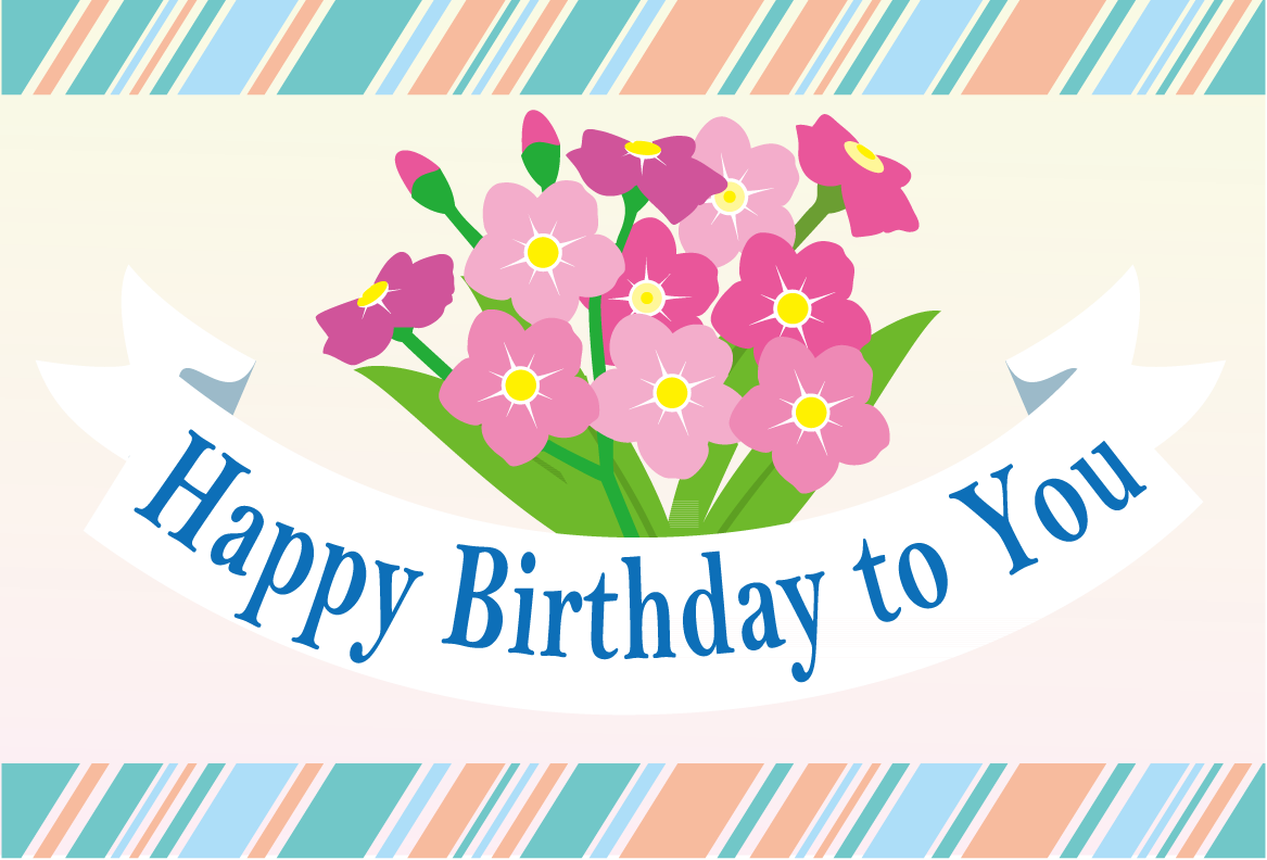 誕生日カード-12イラスト