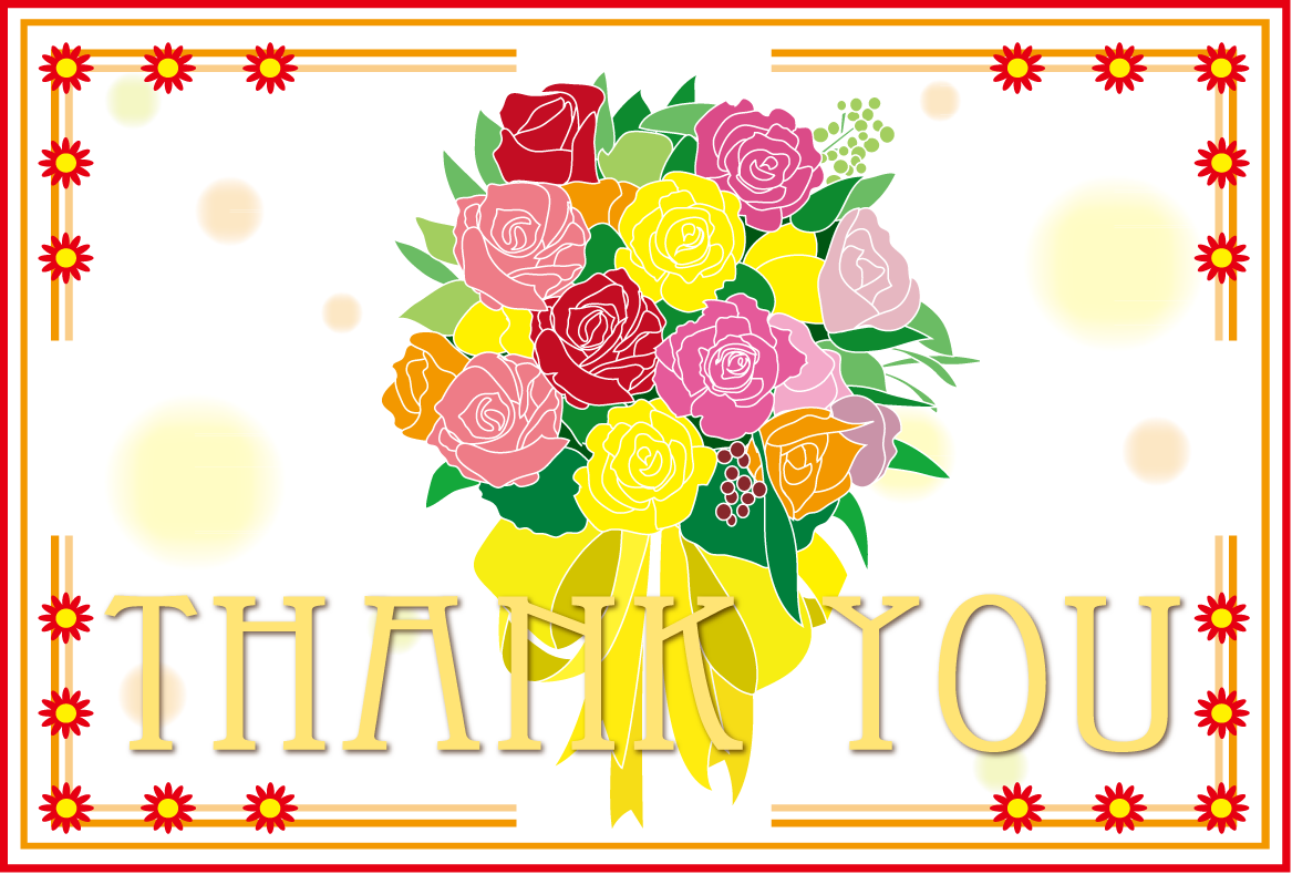 ありがとうカード-06イラスト