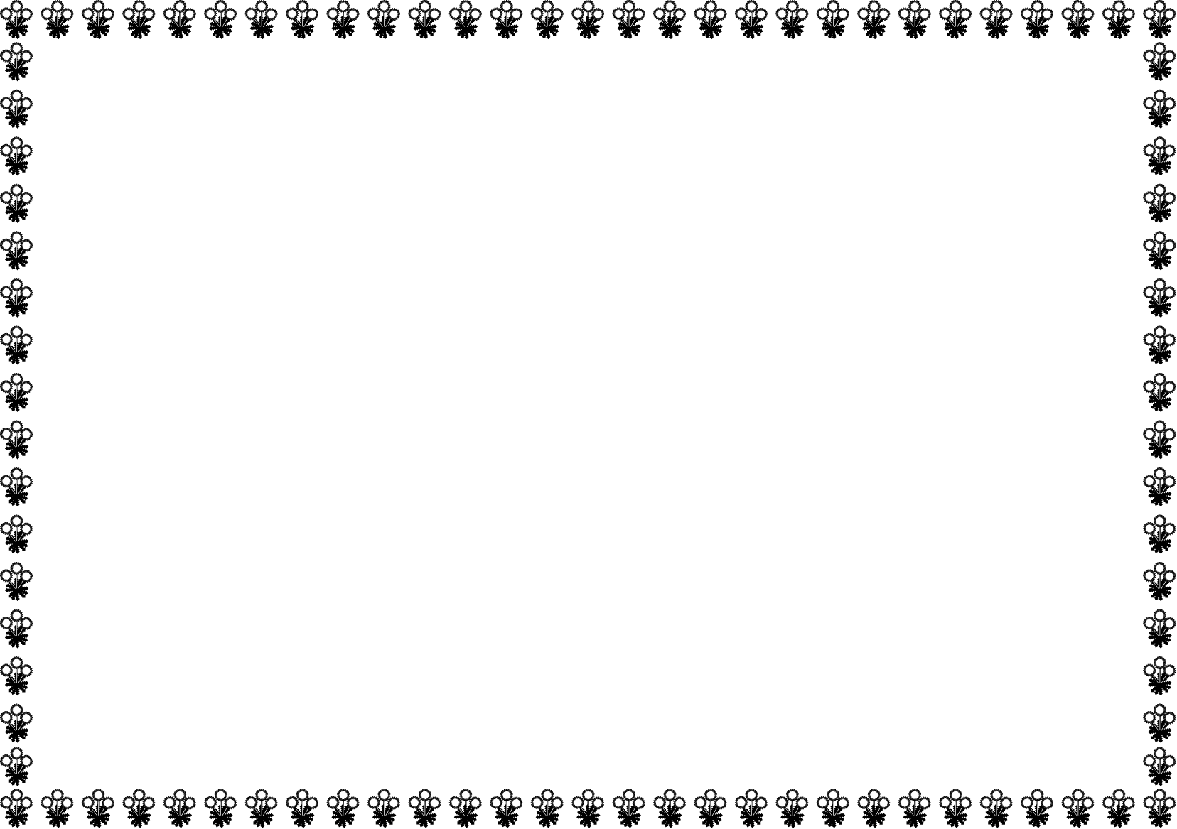 春の花の飾り枠04-タンポポイラスト