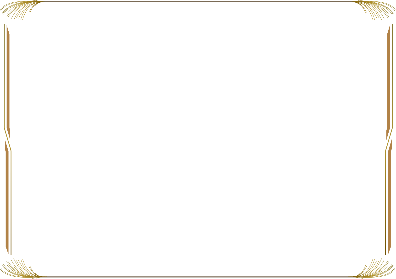 秋冬の花の飾り枠06-すすきイラスト