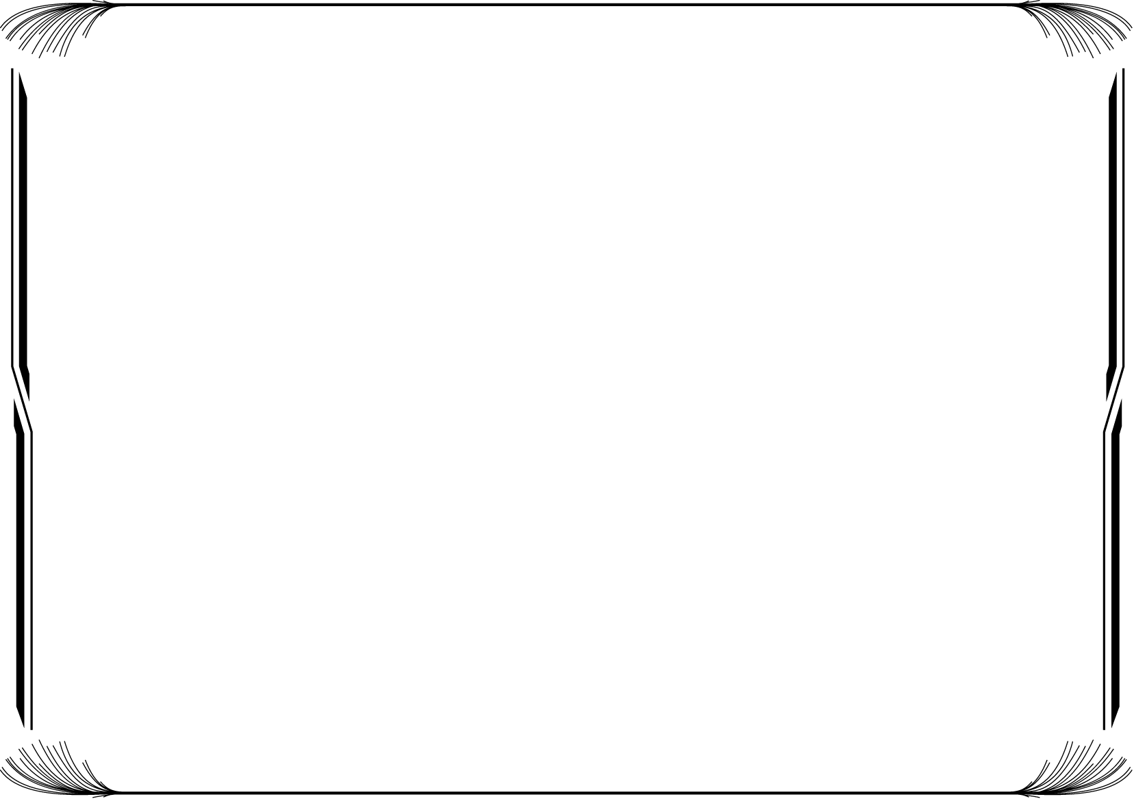 秋冬の花の飾り枠06-すすきイラスト