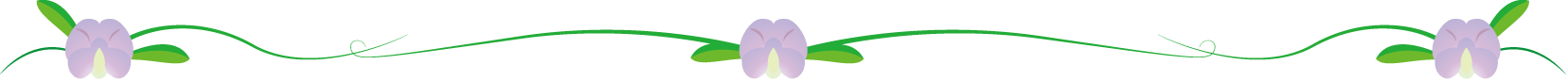 春の花の飾り罫24-スイートピーイラスト