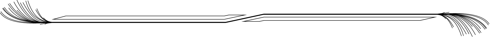 秋冬の花の飾り罫06-すすきイラスト