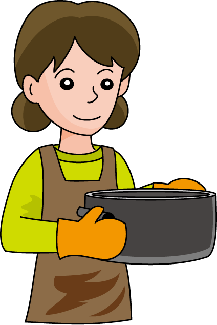 調理01-ミトンイラスト