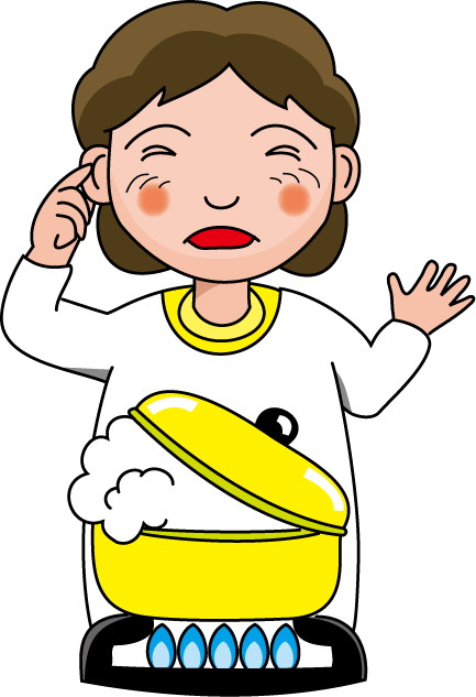 調理22-やけど イラスト