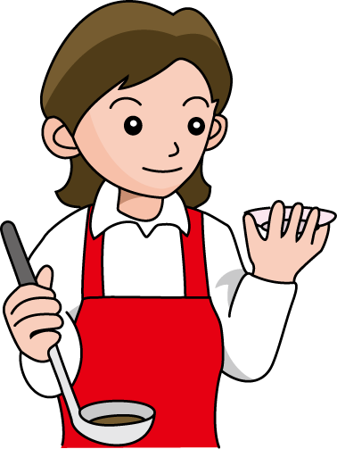 調理26-味見 イラスト