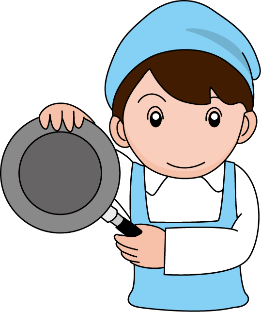 調理30-フライパン イラスト