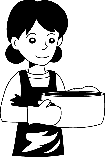 調理01-ミトンイラスト