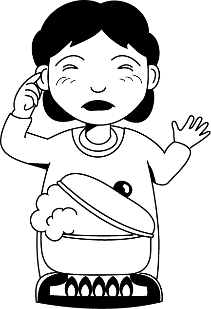 調理22-やけど イラスト