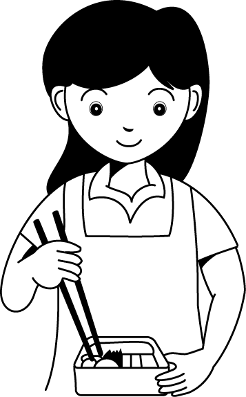 調理28-お弁当 イラスト