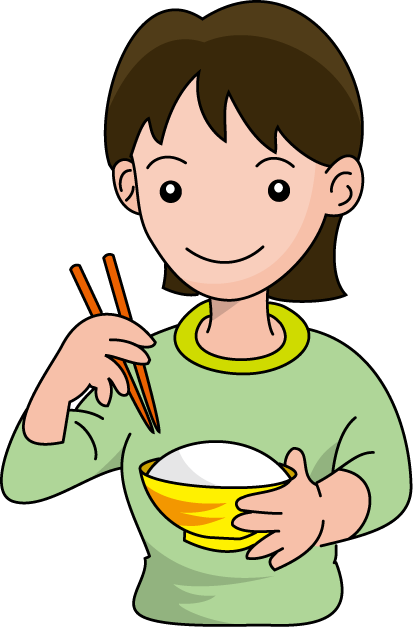 食事02-ご飯 イラスト