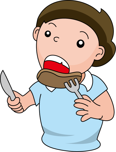 食事06-ステーキ イラスト