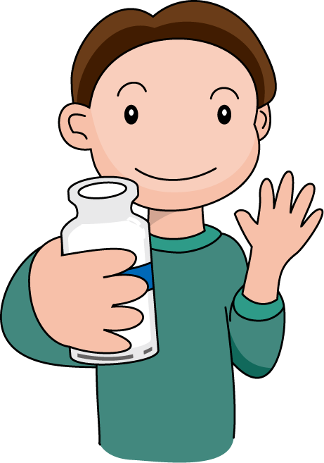 食事22-牛乳 イラスト