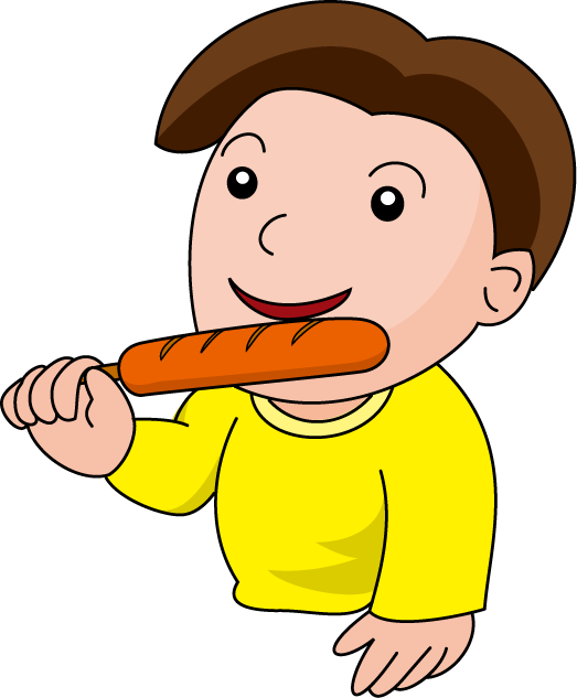 食事23-フランクフルト イラスト