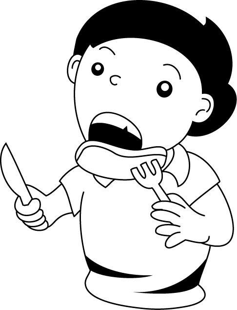 食事06-ステーキ イラスト